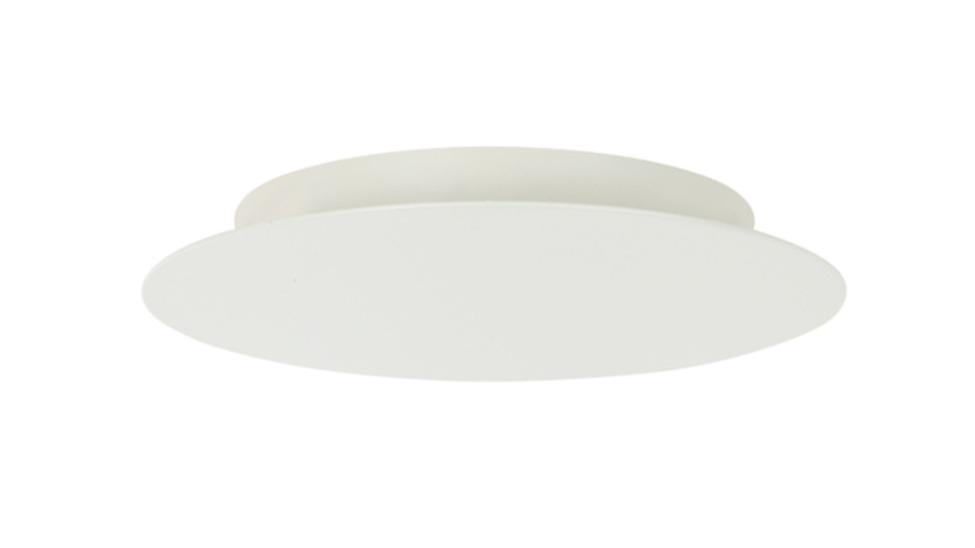 Cluster Round Mounted Canopy Surface for 6 Lights OD22cm - White