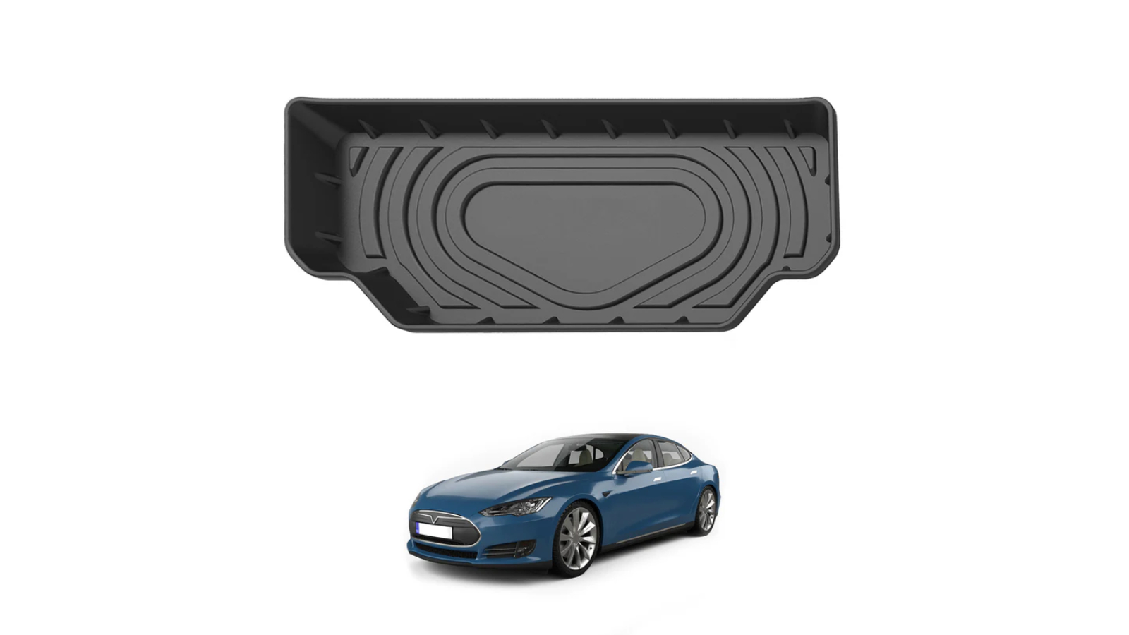 AUSGO Boot Liner Cargo Mat for Tesla Model S 2nd Gen 2016-2021