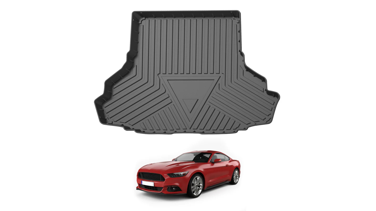 AUSGO Boot Liner Cargo Mat for Ford Mustang 2015-Onwards