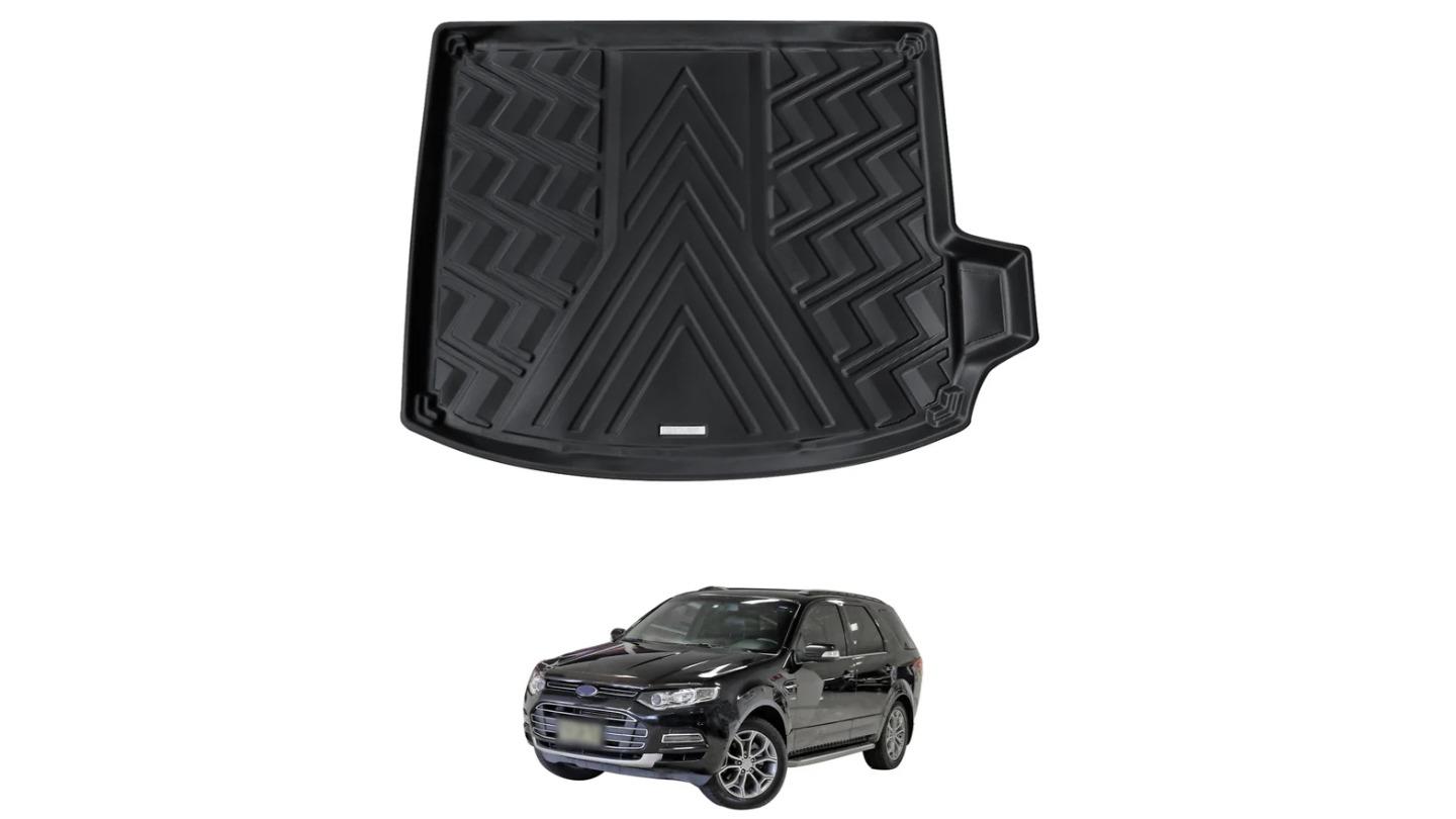 AUSGO 4WD Accessories Boot Liner Cargo Mat for Ford Territory 2004-2016 -7 Seater