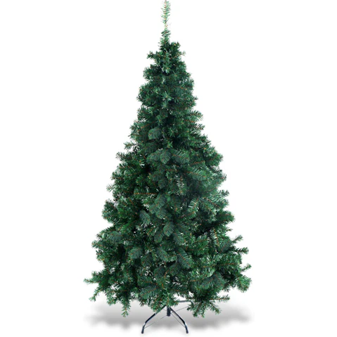 Costway PVC Indoor Outdoor Holiday Decoration Green Christmas Tree - 240cm
