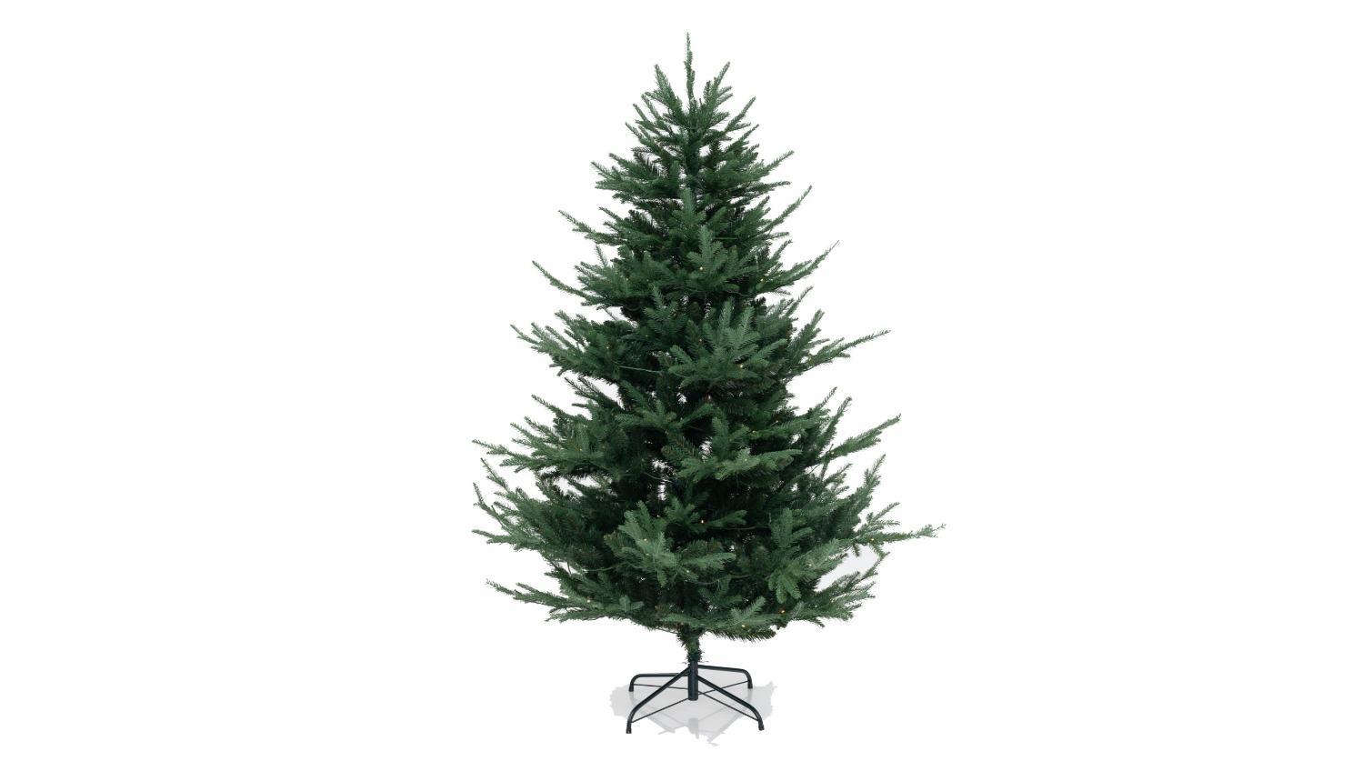 Costway PE and PVC Mixed Leaves 778 Tip Artificial Christmas Tree with 240 LED - 180cm