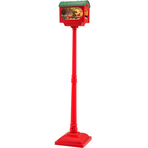 Costway 148cm Christmas Musical Street Lamp with LED and Tap Sound Control