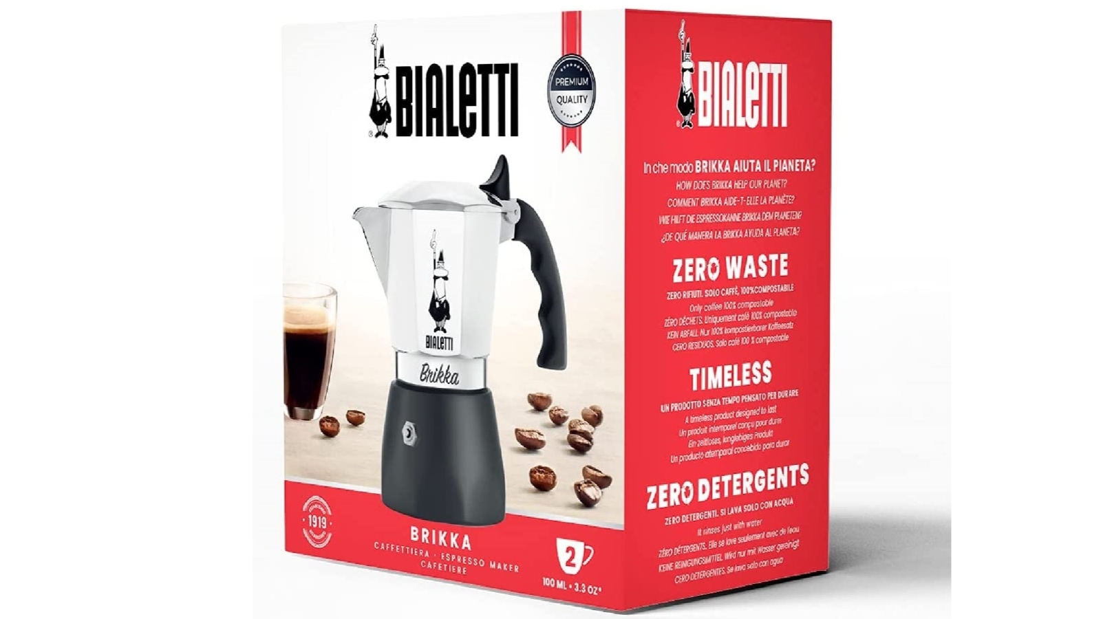 Bialetti Brikka Cup Espresso Maker Harvey Norman