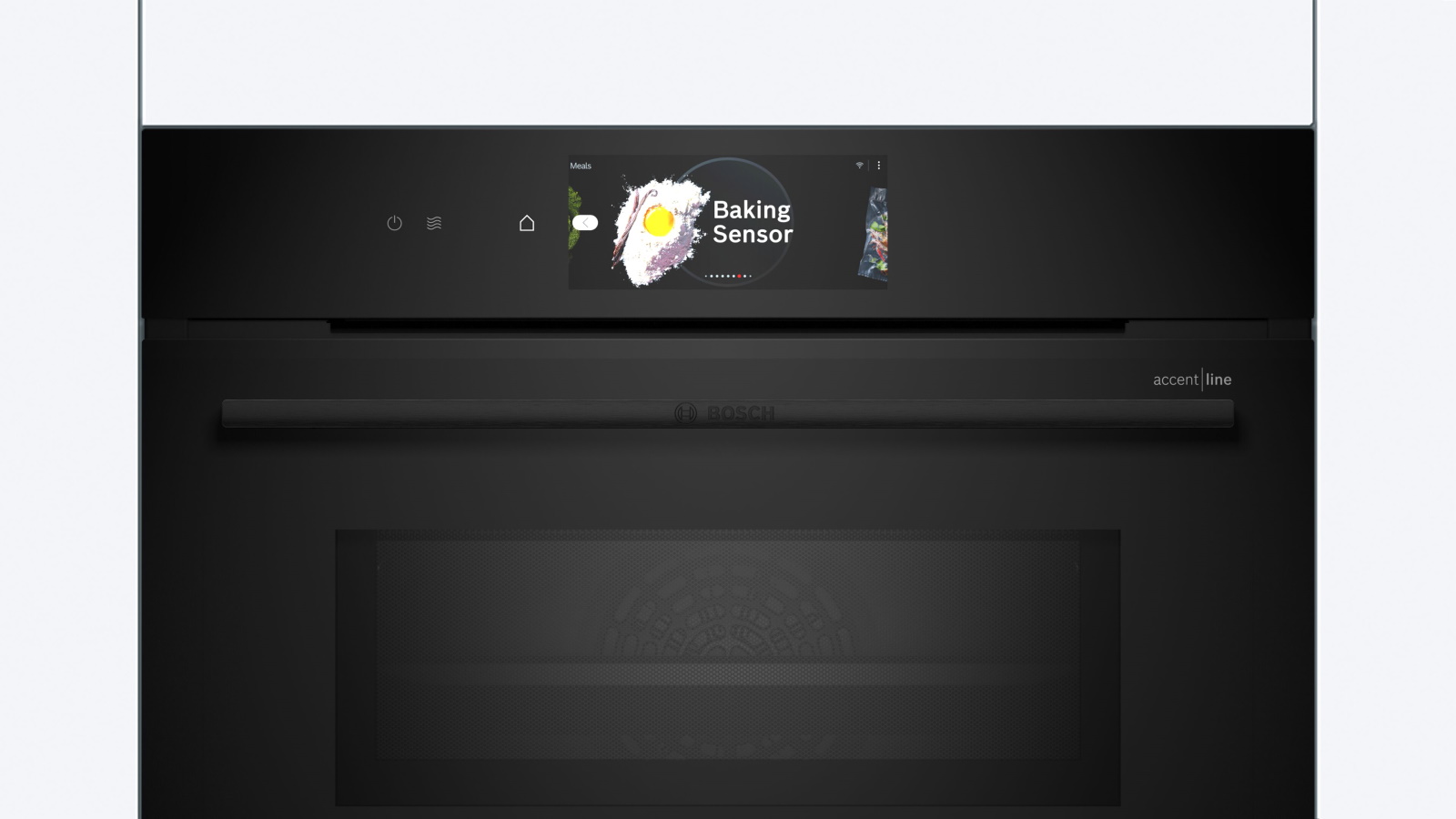 Bosch 600mm Accentline Series 8 Pyrolytic BuiltIn Compact Microwave