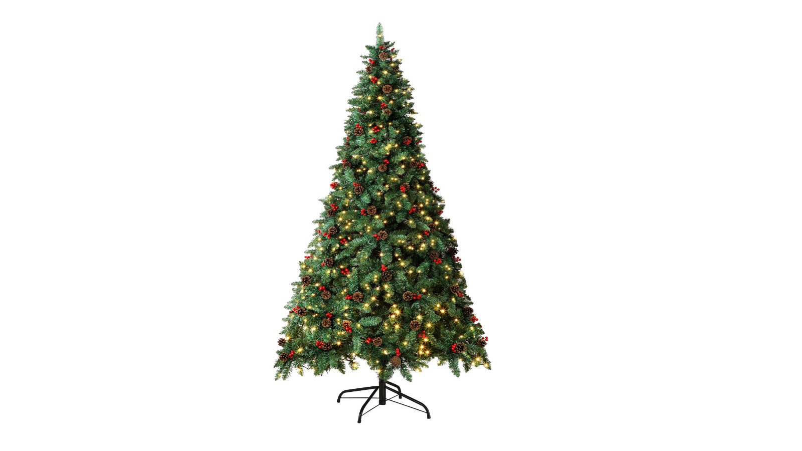 Tinseltown LED Christmas Tree with Ornaments - 180cm