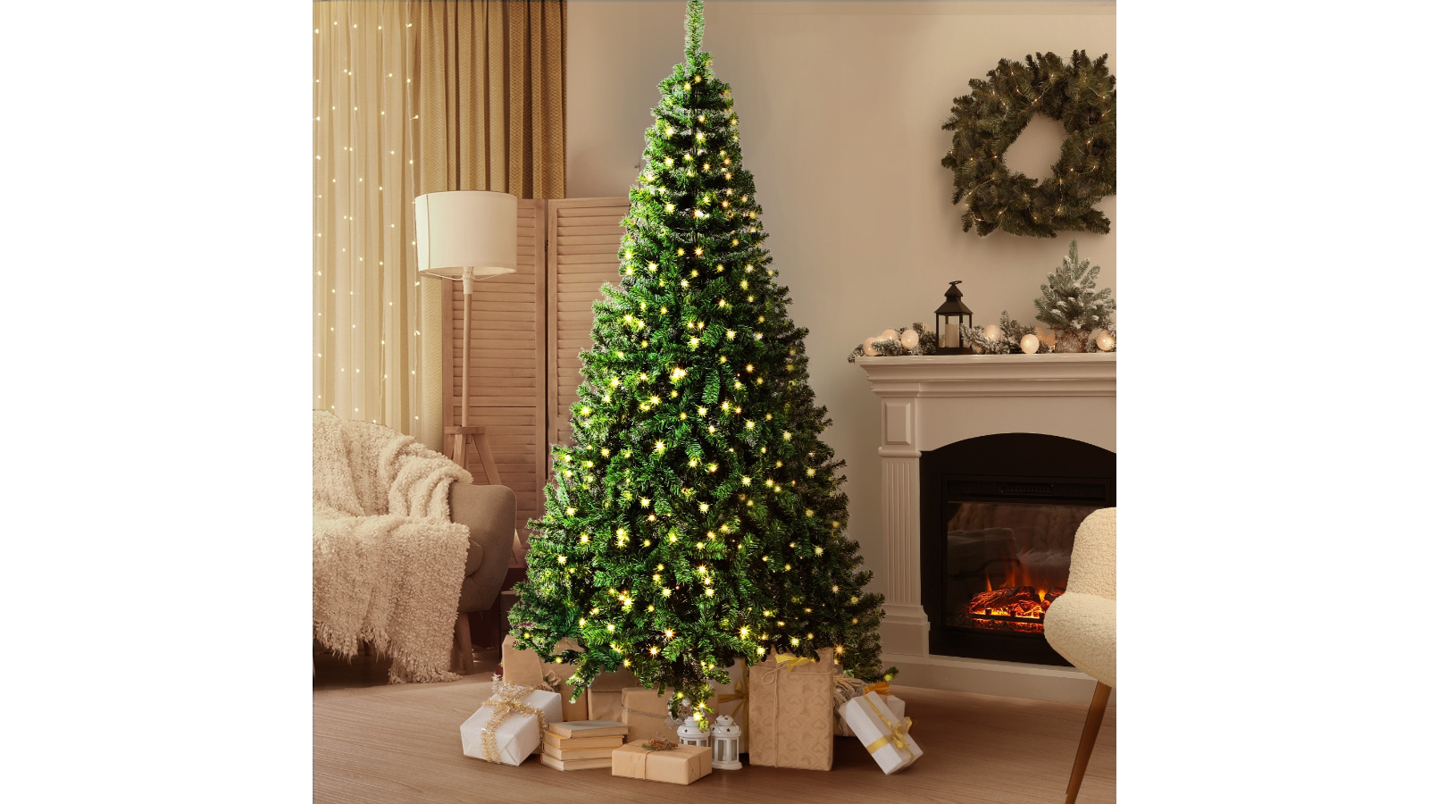 Tinseltown Green 1600 Tips LED Christmas Tree - 9ft | Harvey Norman