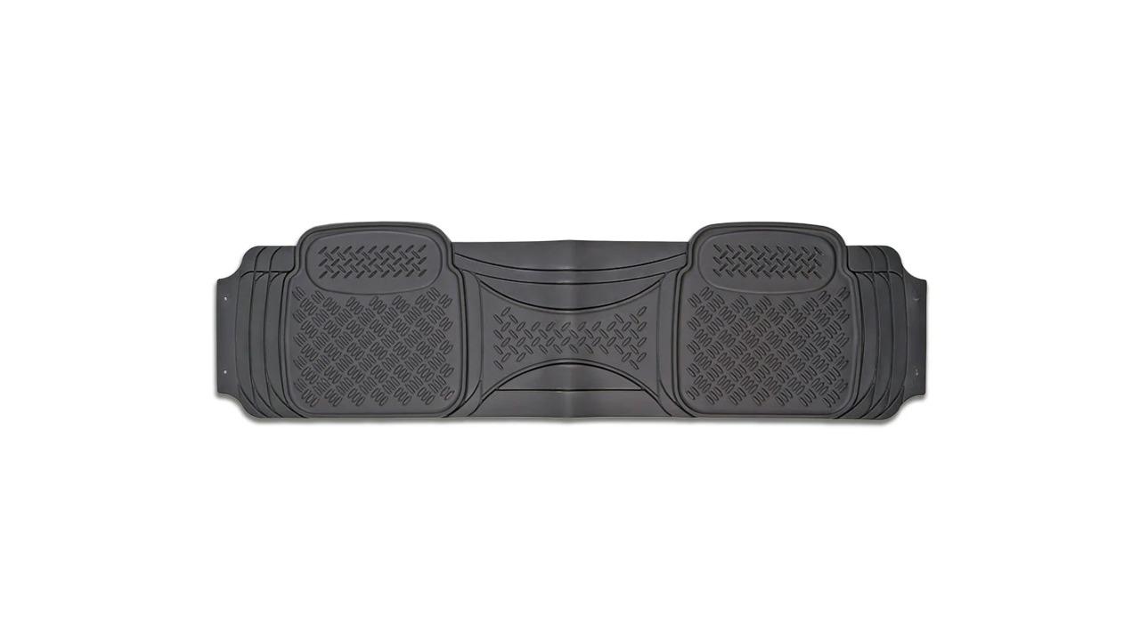 Colossus 1 Piece Rubber/Carpet Car Mat Grey
