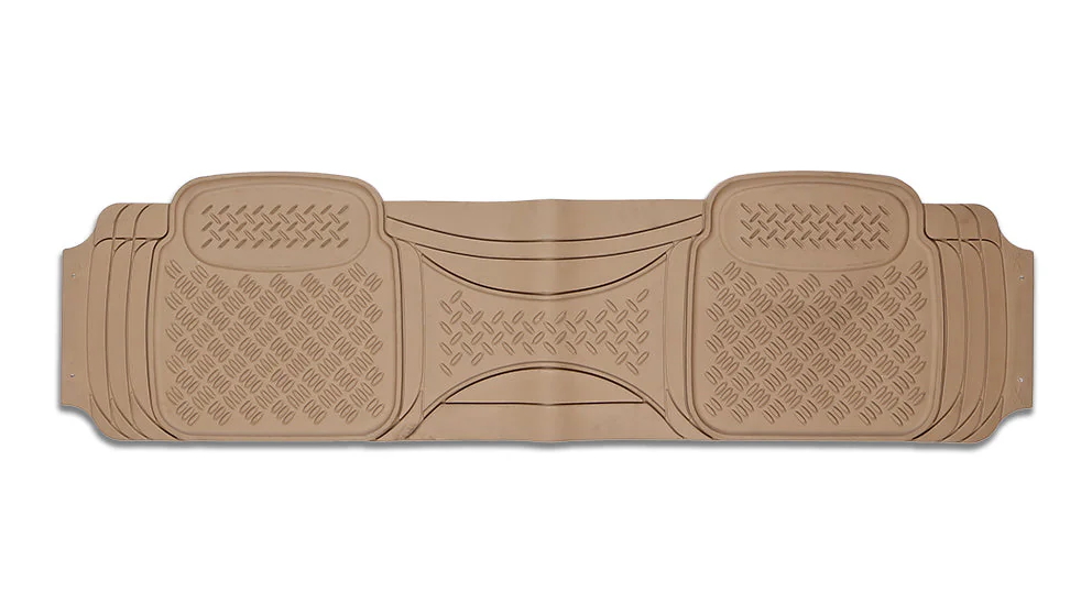 Velocity 1-Piece Rubber Car Mat - Mocha