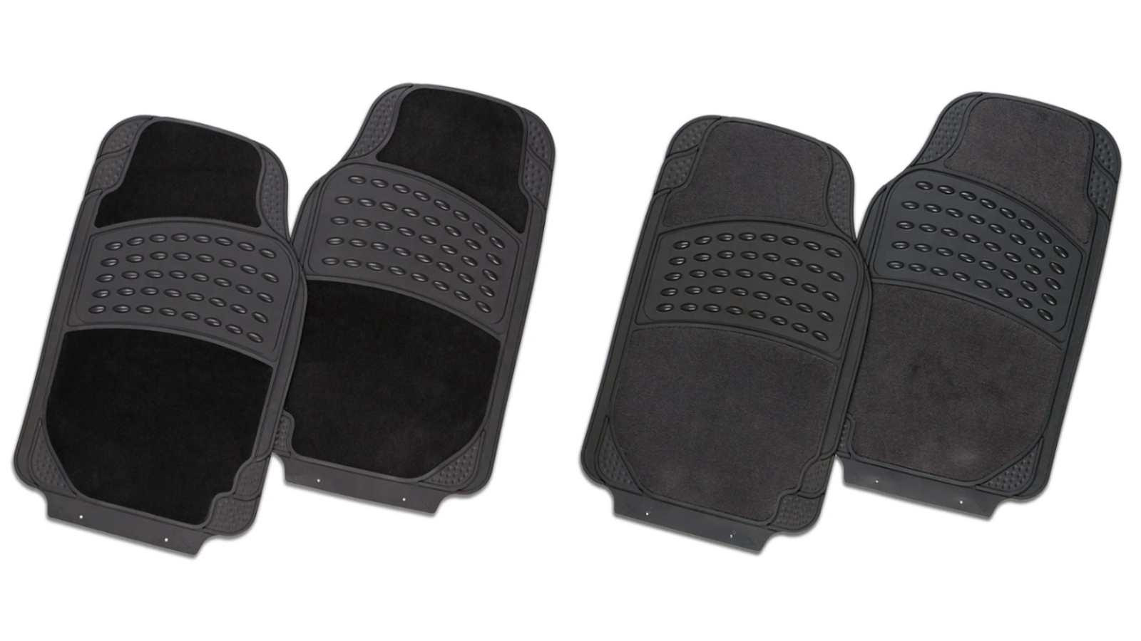 My Car Colossus 2 Piece Rubber/Carpet Car Mat