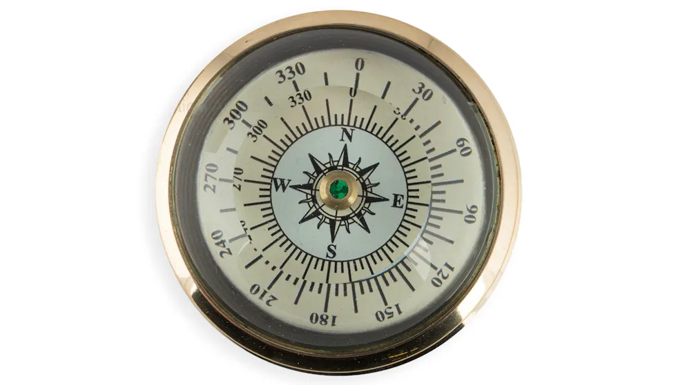 Vintage World Australia Curved Glass 60mm Floating Dial Compass ...