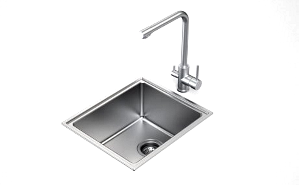 Caroma Compass Single Bowl Stainless Steel Harvey Norman