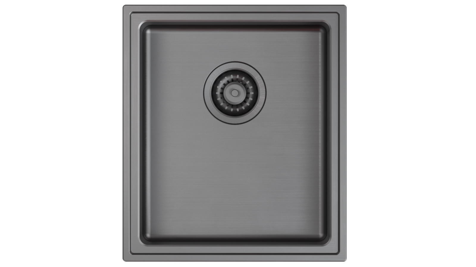 Caroma Urbane II Single Bowl Sink - Gunmetal