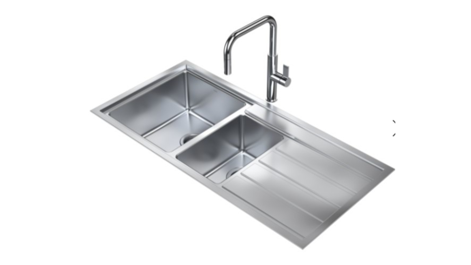 Caroma Urbane II 1.5 One Tap Hole Left Hand Bowl Sink - Stainless Steel