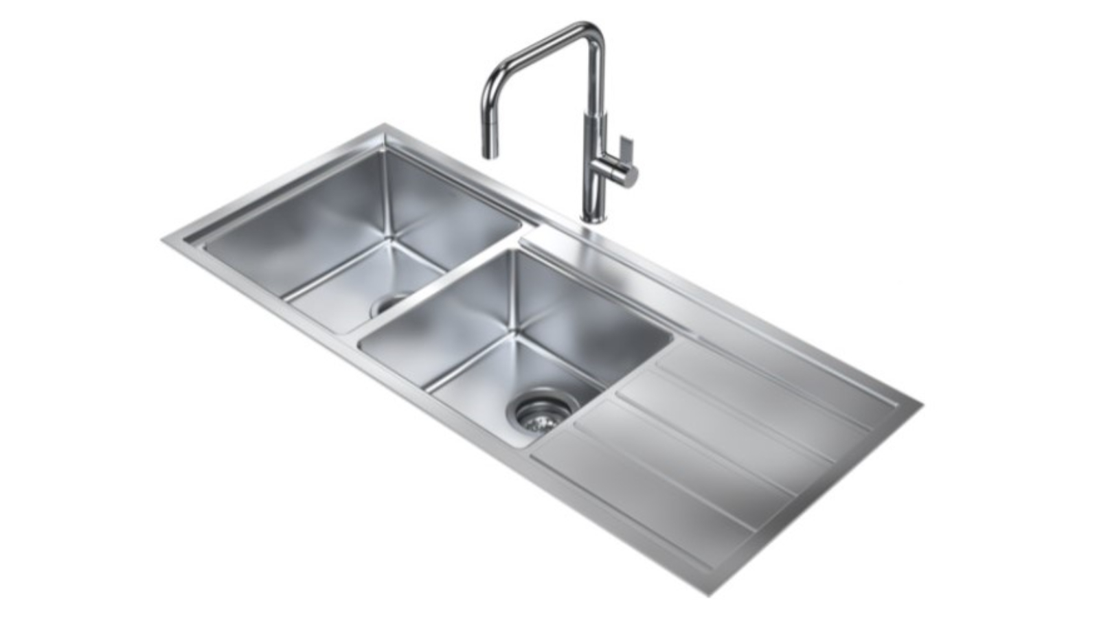 Caroma Urbane II 1.75 No Tap Hole Left Hand Bowl Sink - Stainless Steel