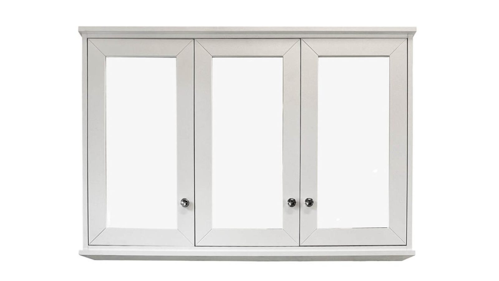 Turner Hastings Coventry 120 x 81 Mirror Shaving Cabinet - White Satin