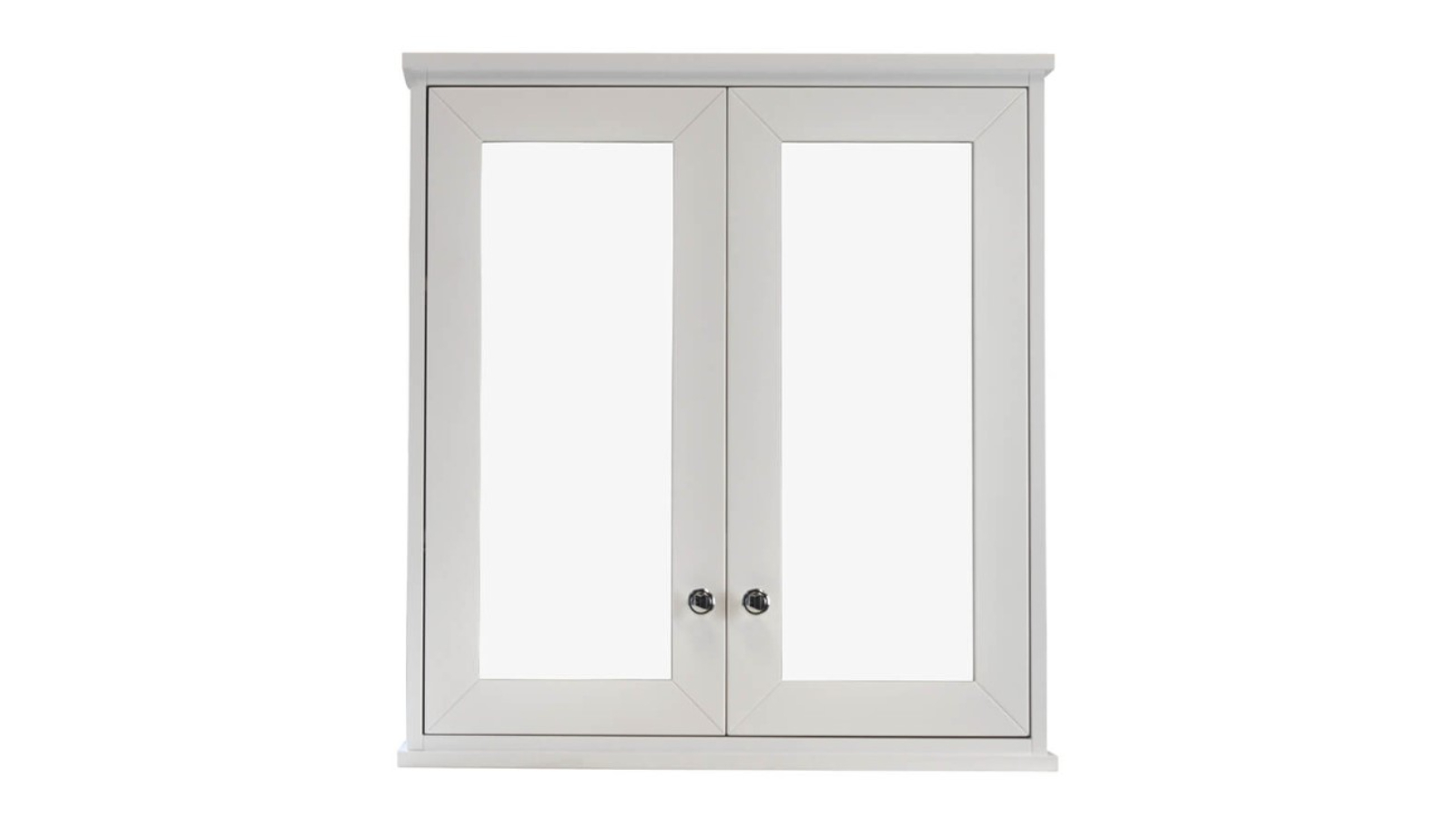 Turner Hastings Coventry 75 x 81 Mirror Shaving Cabinet - White Satin