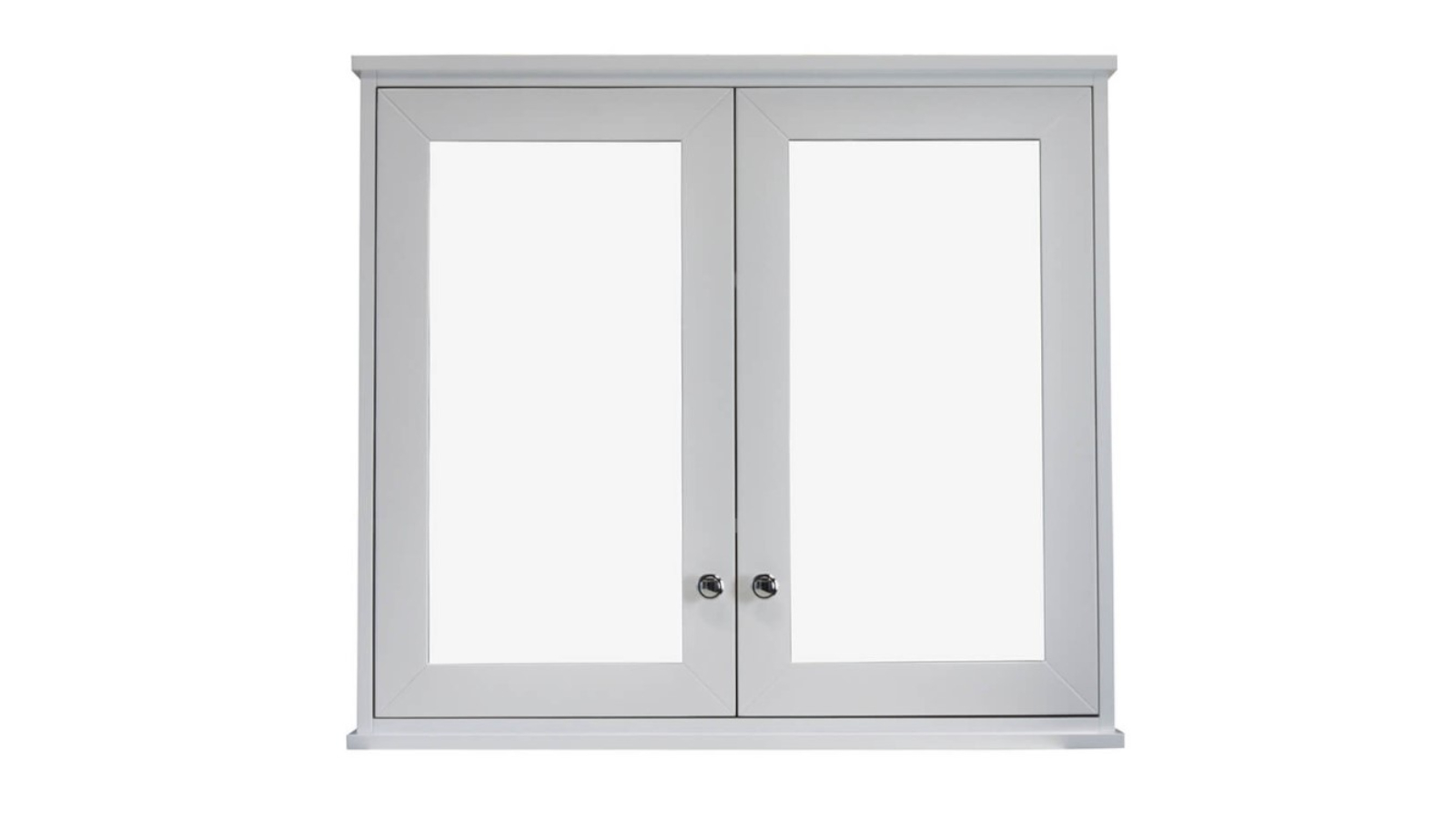 Turner Hastings Coventry 90 x 81 Mirror Shaving Cabinet - White Satin