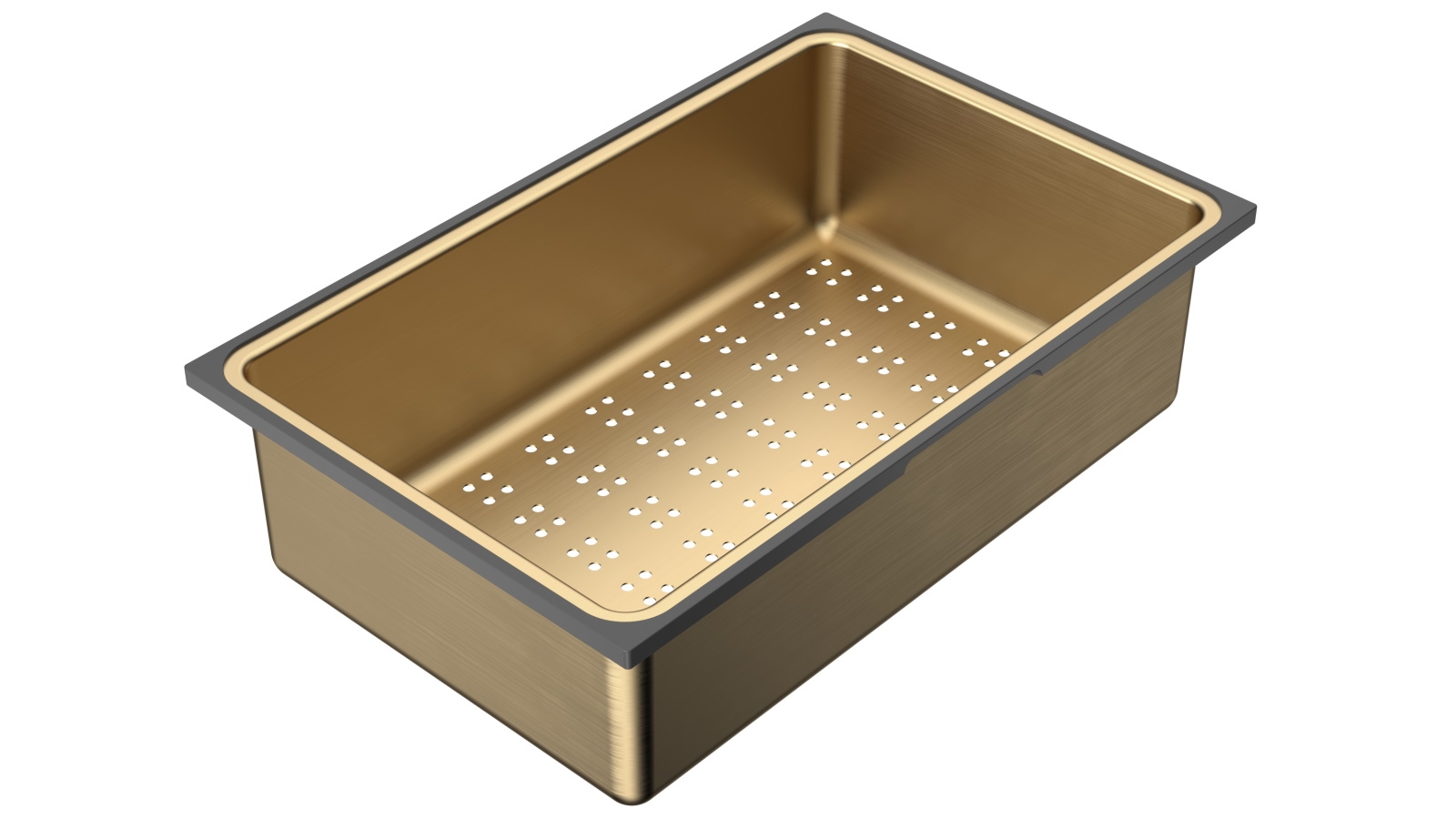 Caroma Urbane II Stainless Steel Sink Collander - Brushed Brass