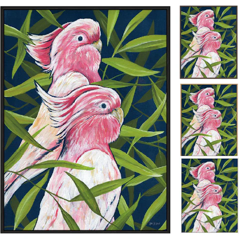 La Grolla Tropical Paradise Cockatoo Gallery Wall Art