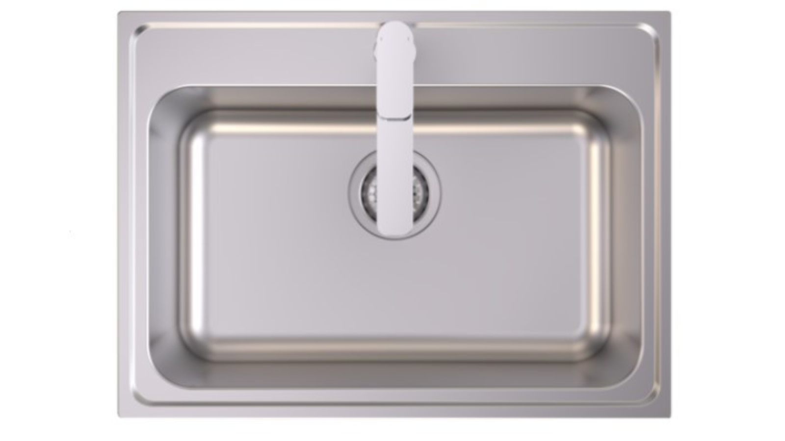 Caroma Luna 45 Litre Laundry Tub Sink - Chrome