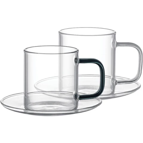 Dorsch Set of 8 Glass Elegance Cup - 100ml