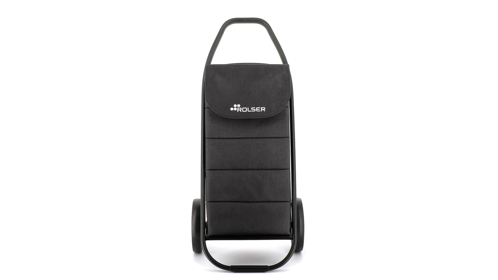 Rolser COM Tweed Polar 2 Big Wheel 53 Litre Shopping Trolley - Black
