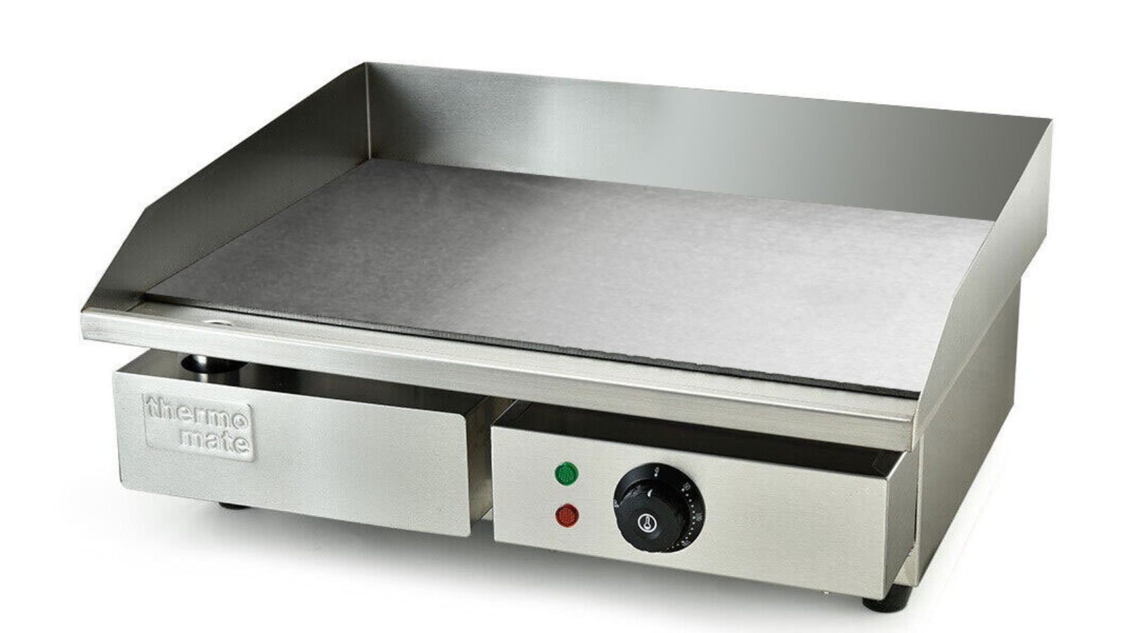 Thermomate 2400W Stainless Steel Electric Griddle - 55 x 35cm