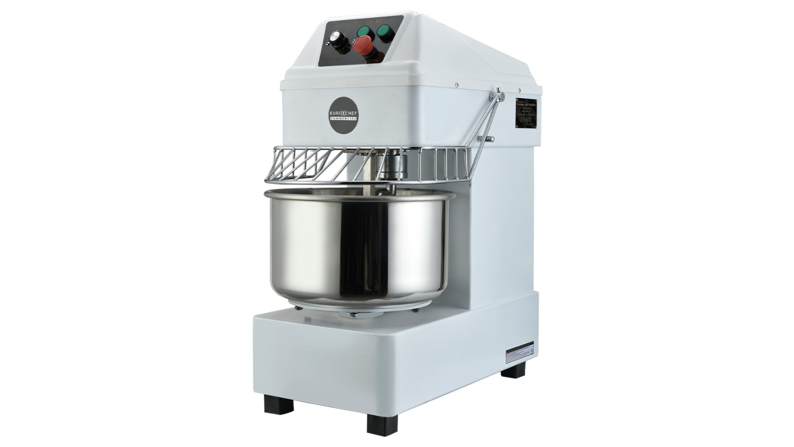 EuroChef Small Commercial Machine Bakery Bread Kneader Spiral Dough Mixer - 30L
