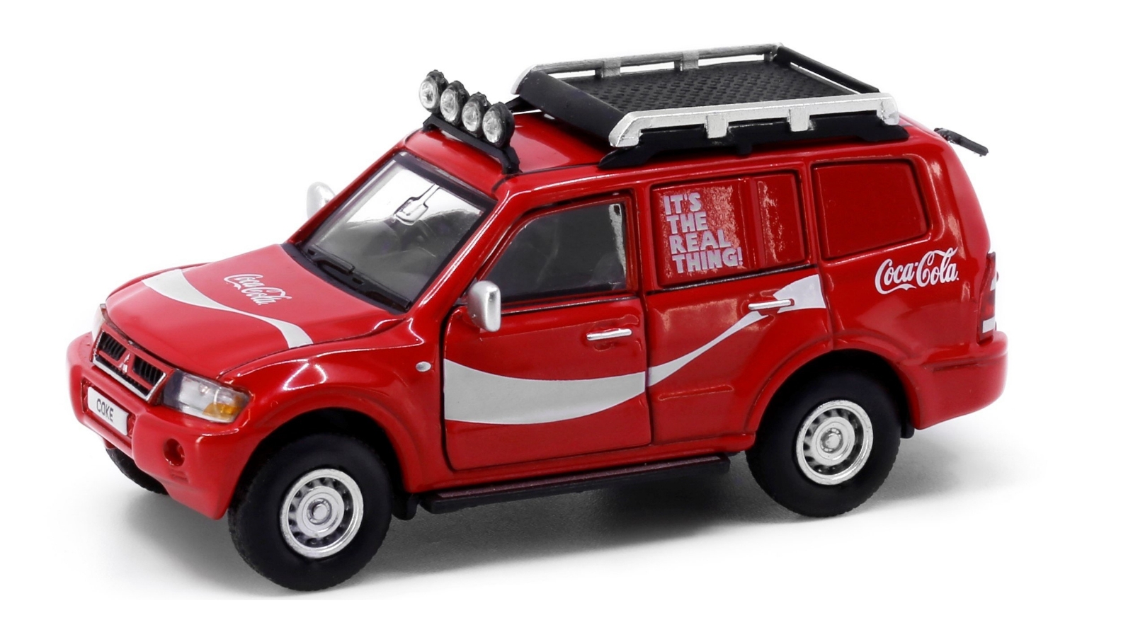 Tiny City Coca Cola Mitsubishi Pajero 2003 Die-cast Model Car