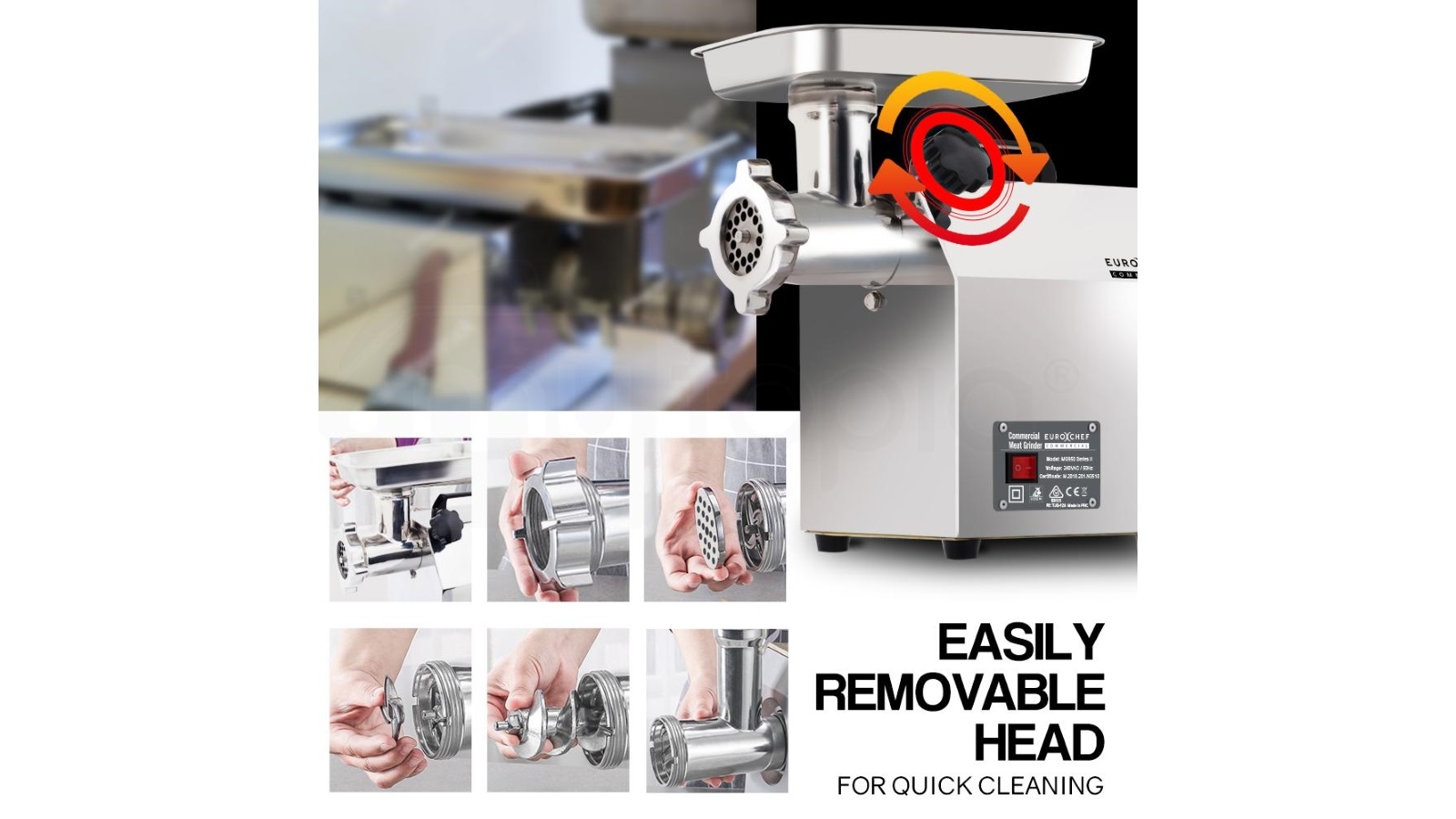 EuroChef Commercial Meat Grinder/Mincer Harvey Norman