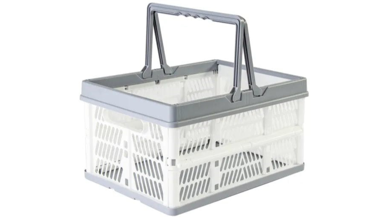 Living Today 9L Collapsible Shopping Basket with Handle - Small