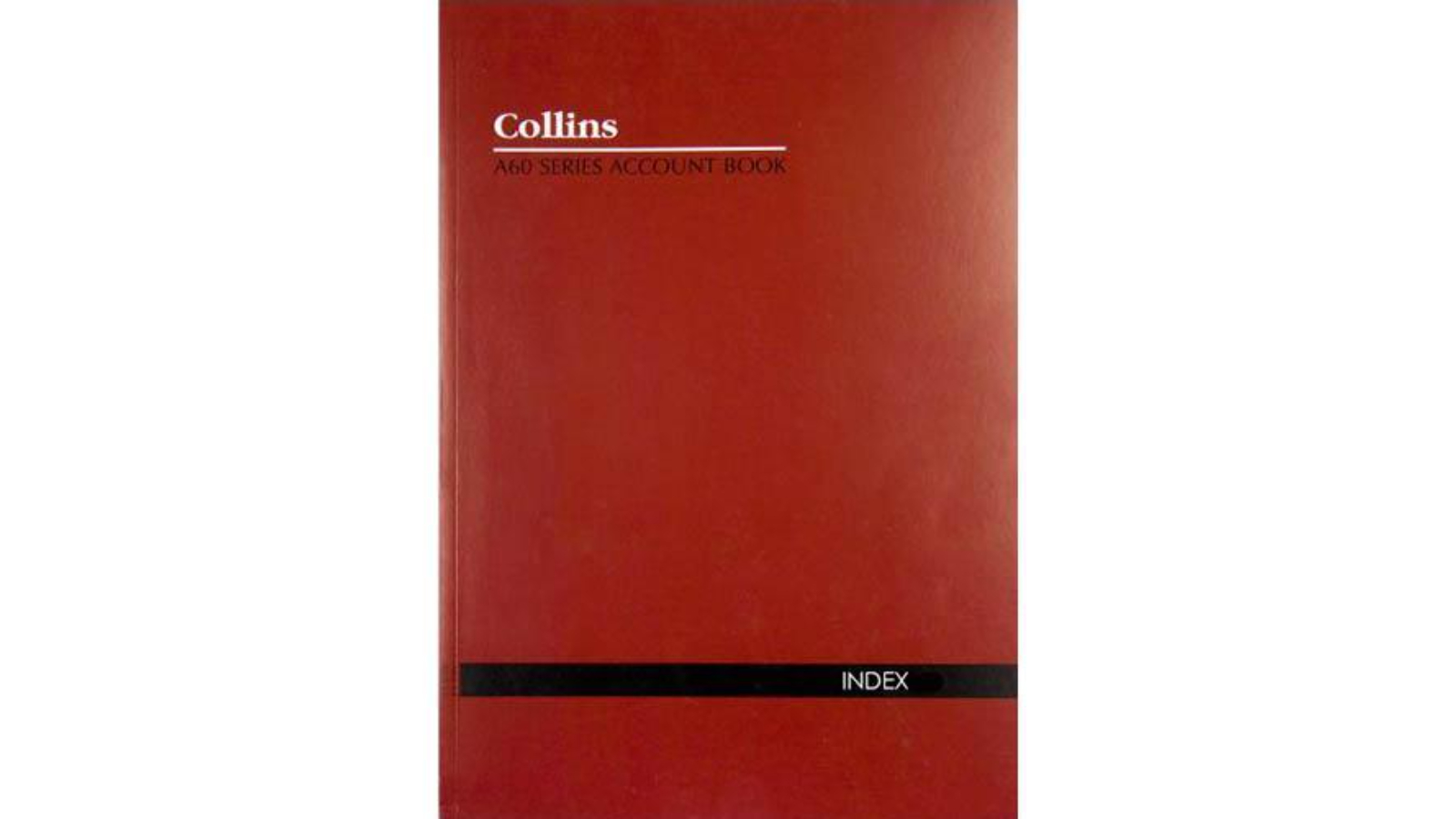Collins Debden A60 A4 Feint Ruled 60-Leaf Account Book - Red