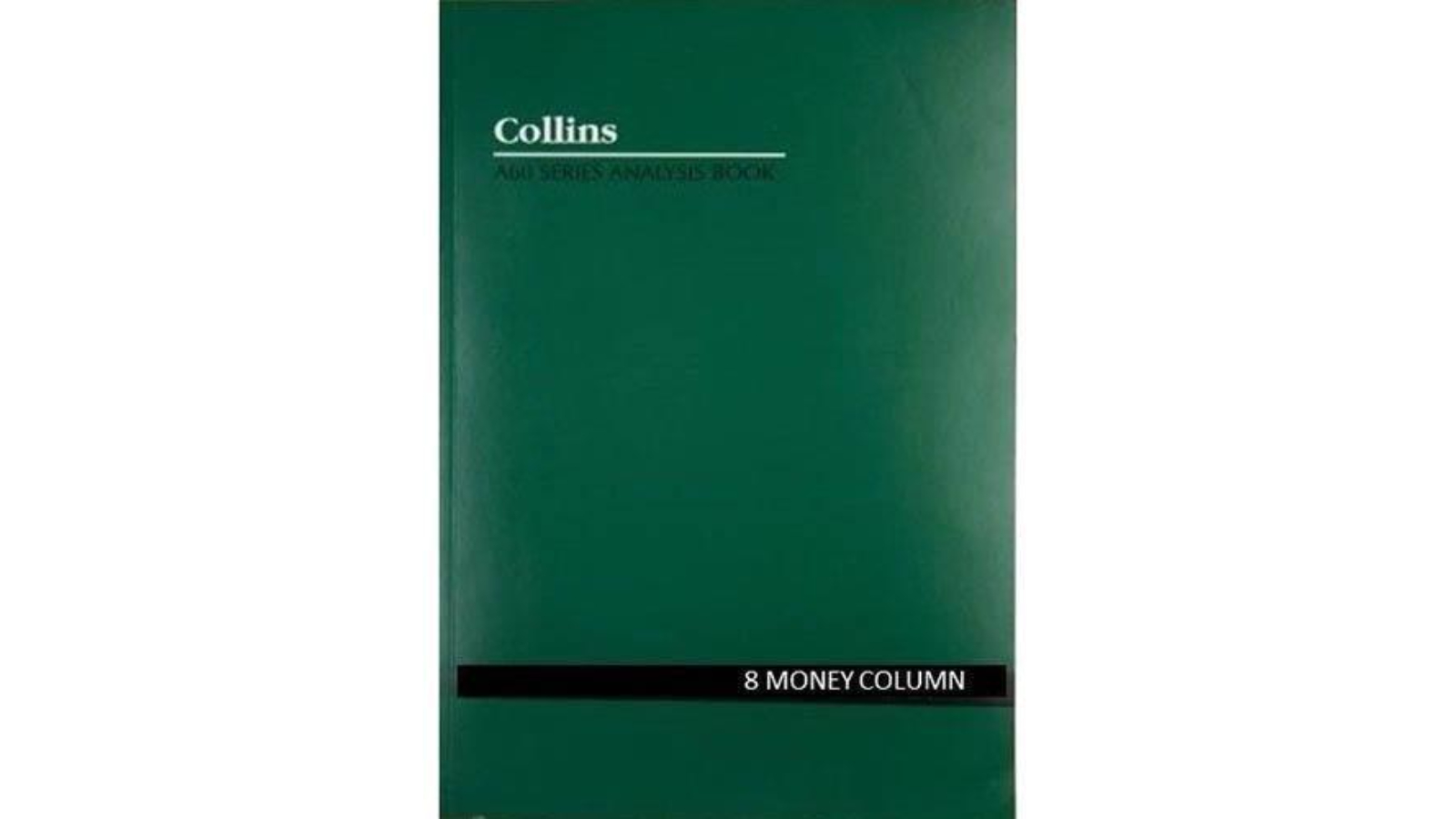 Collins Debden A60 A4 8-Column 60-Leaf Analysis Book - Green