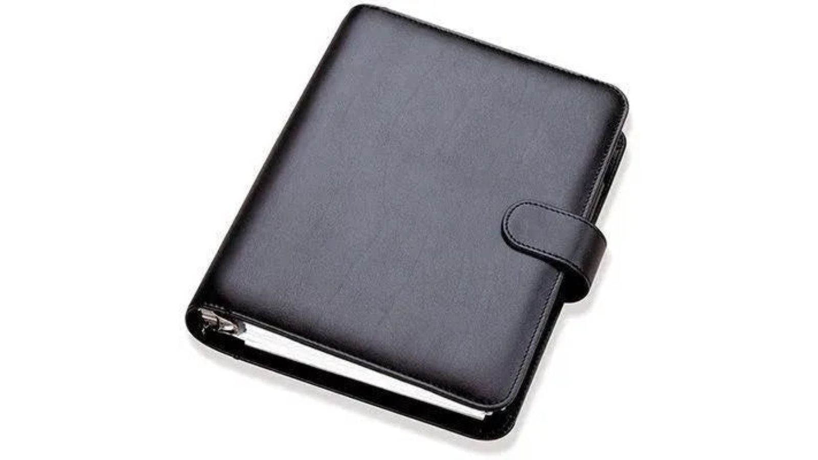 Collins Debden 17.2 x 9.6cm Personal Dayplanner PU Snap Closure - Black