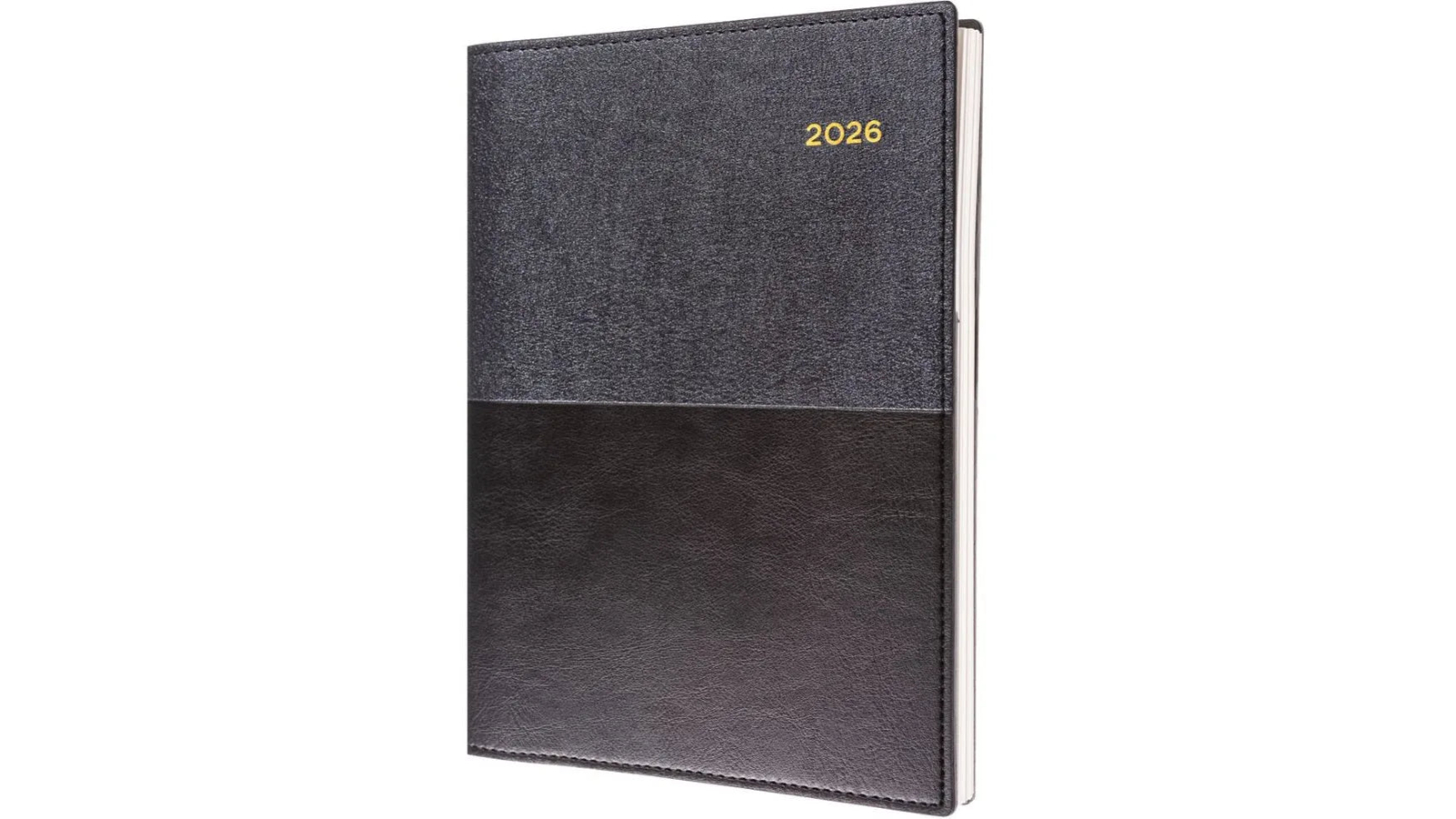 Collins Debden A4 Day-to-Page 2026 Vanessa Diary - Black
