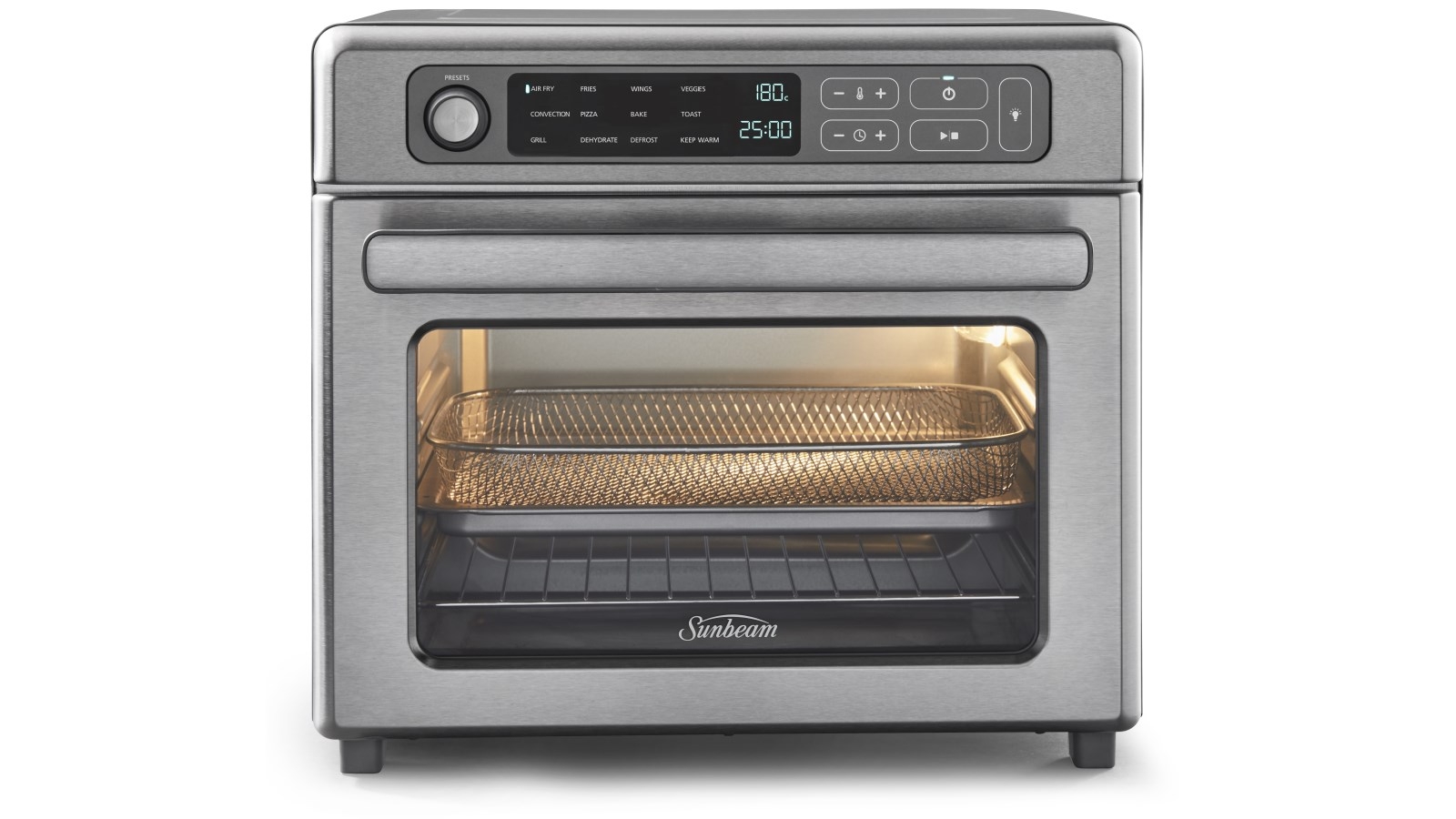 Sunbeam 22L 12in1 Digital MultiFunctional Air Fryer Oven Harvey Norman