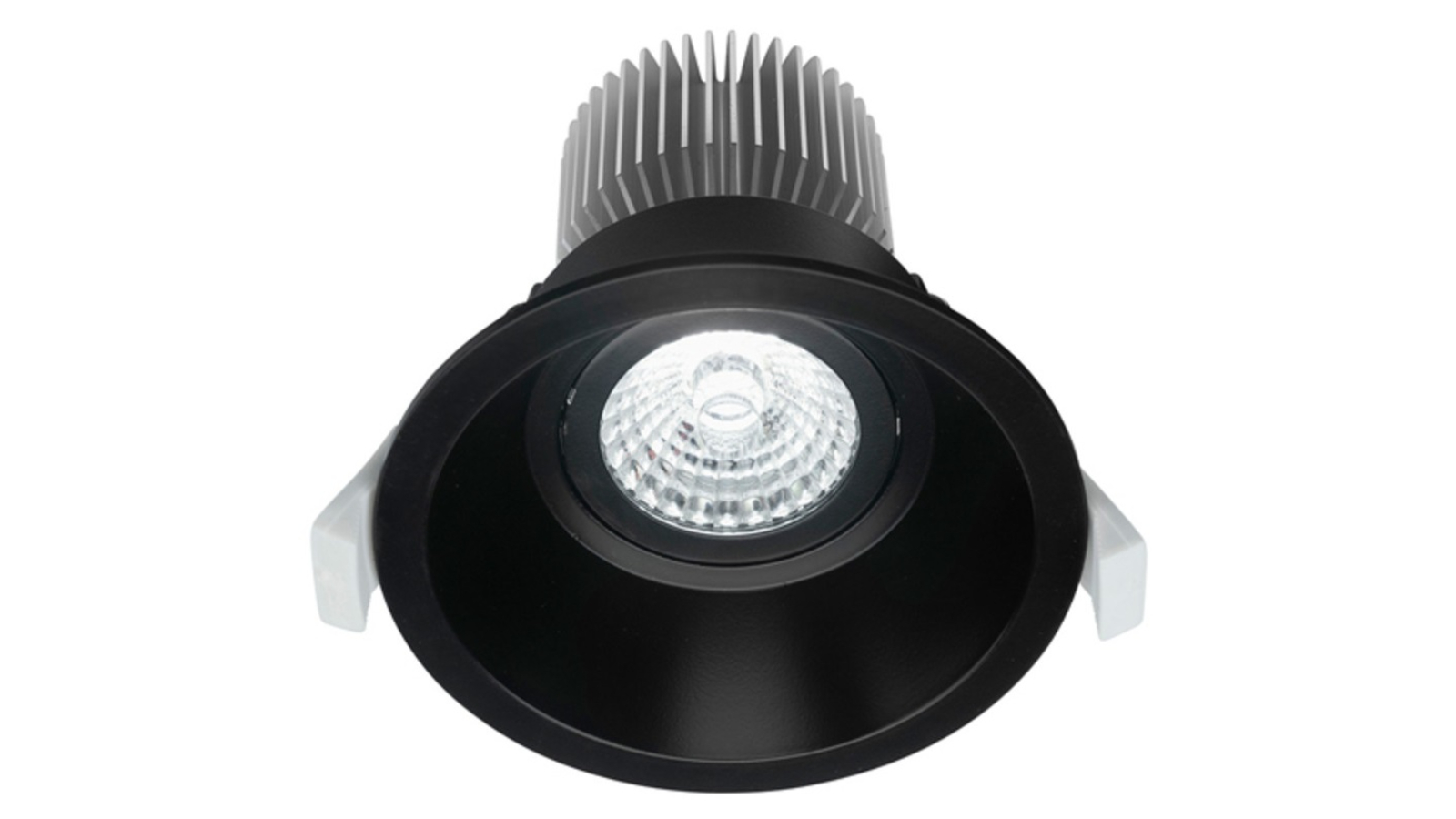 CLA Lighting 9cm LED Comet Downlight Centre Tilt 10W Round - Matte Black