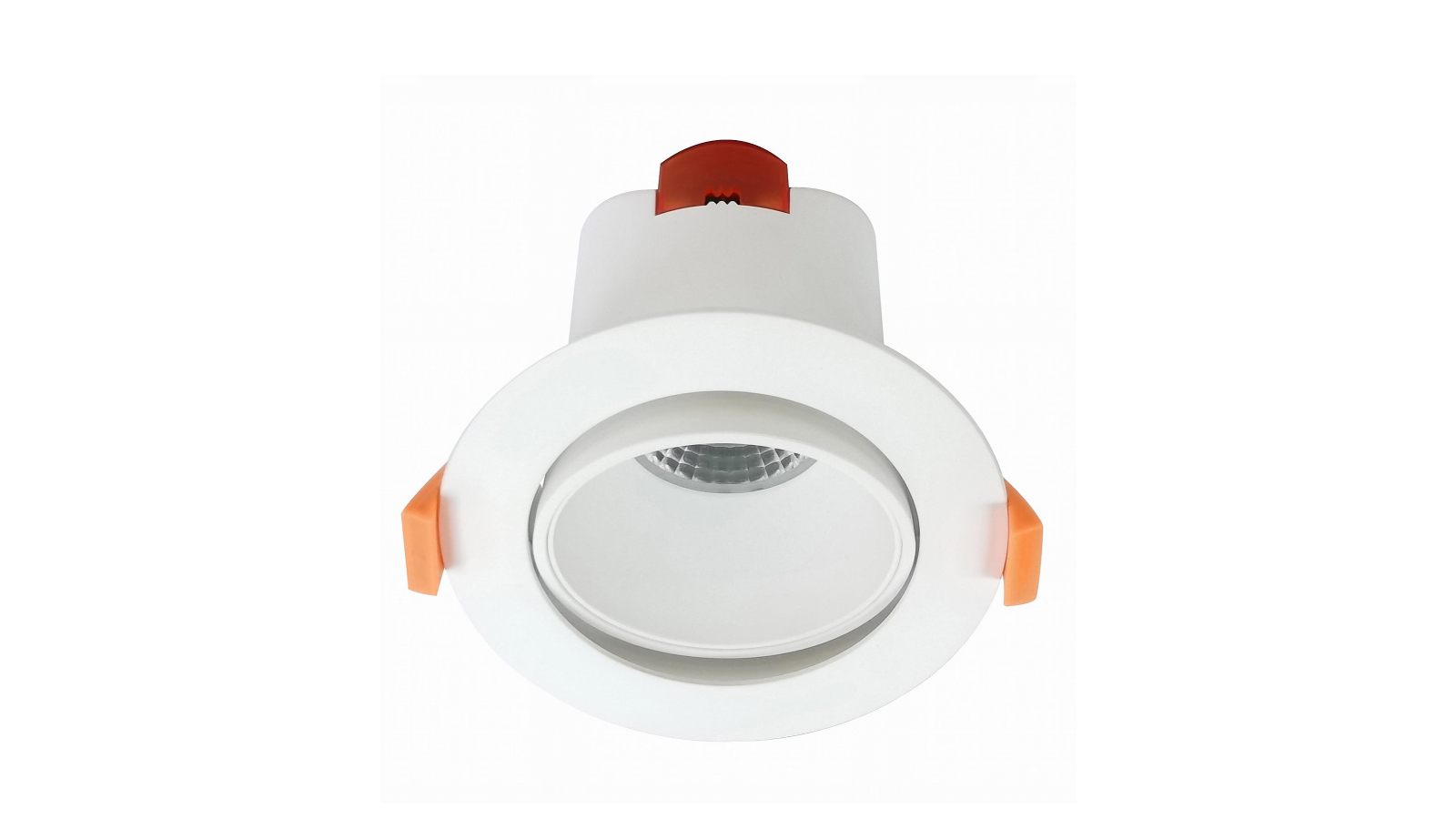 CLA 9W Comet IP20 LED Tri-CCT Dimmable Round COB Gimbal Downlight - White