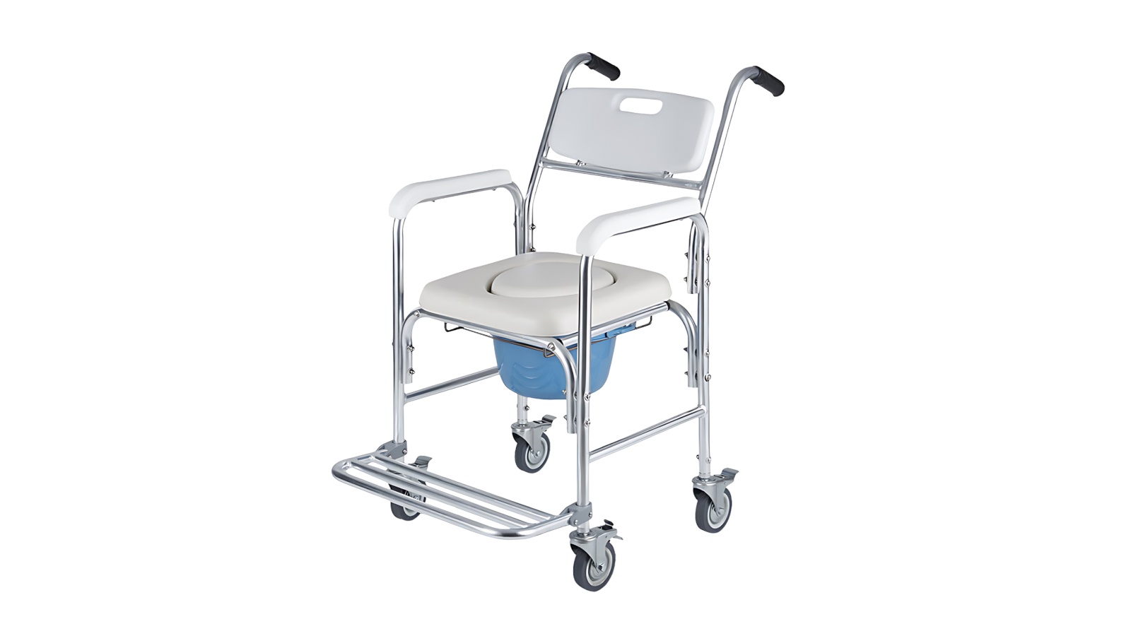 MediPro Foldable Commode Bathroom Chair