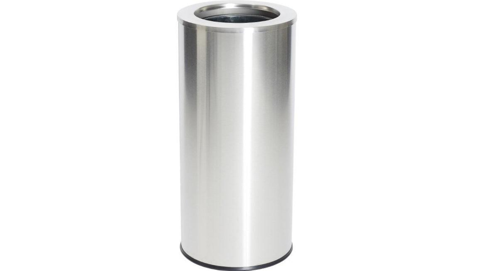 Compass Brushed Stainless Steel Tidy Bin with Galvanised Liner - 45 Litre