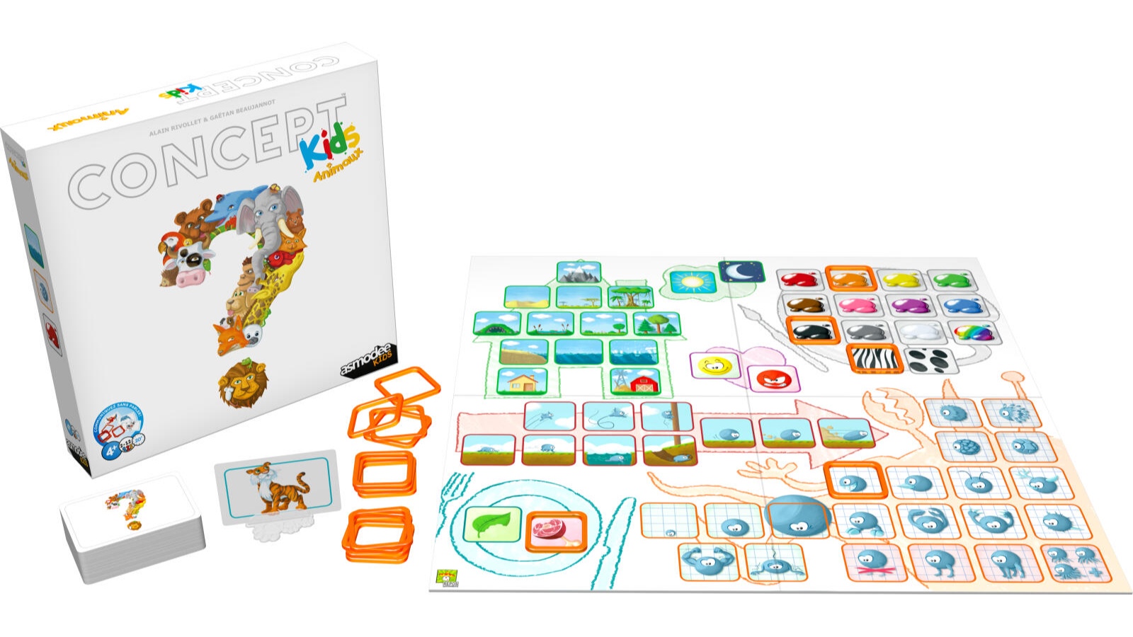 Animal Concept Board Game for Kids
