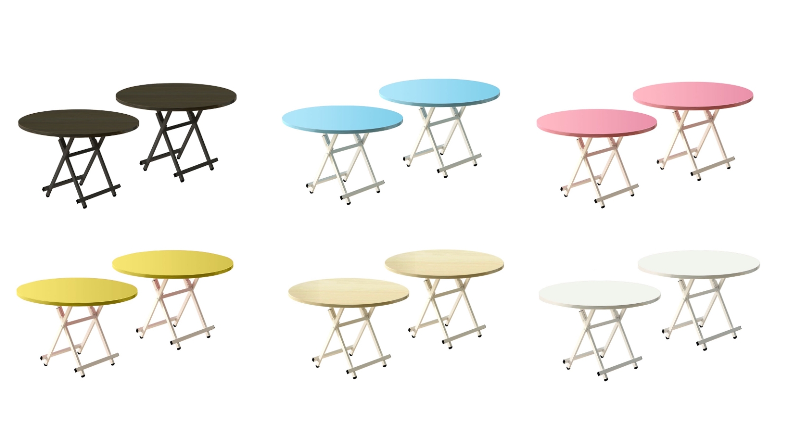 Soga 2 Piece Round Portable Dining Table