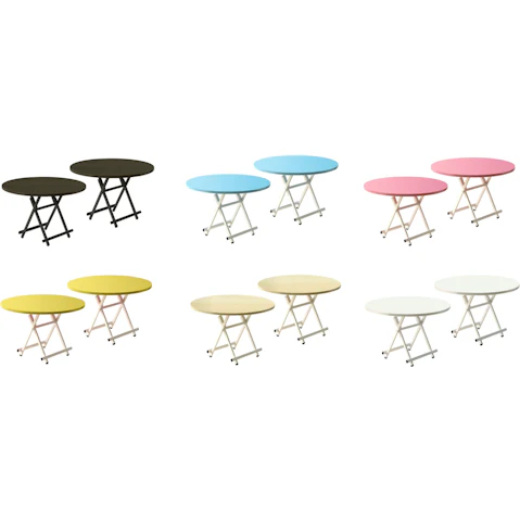 Soga 2 Piece Round Portable Dining Table