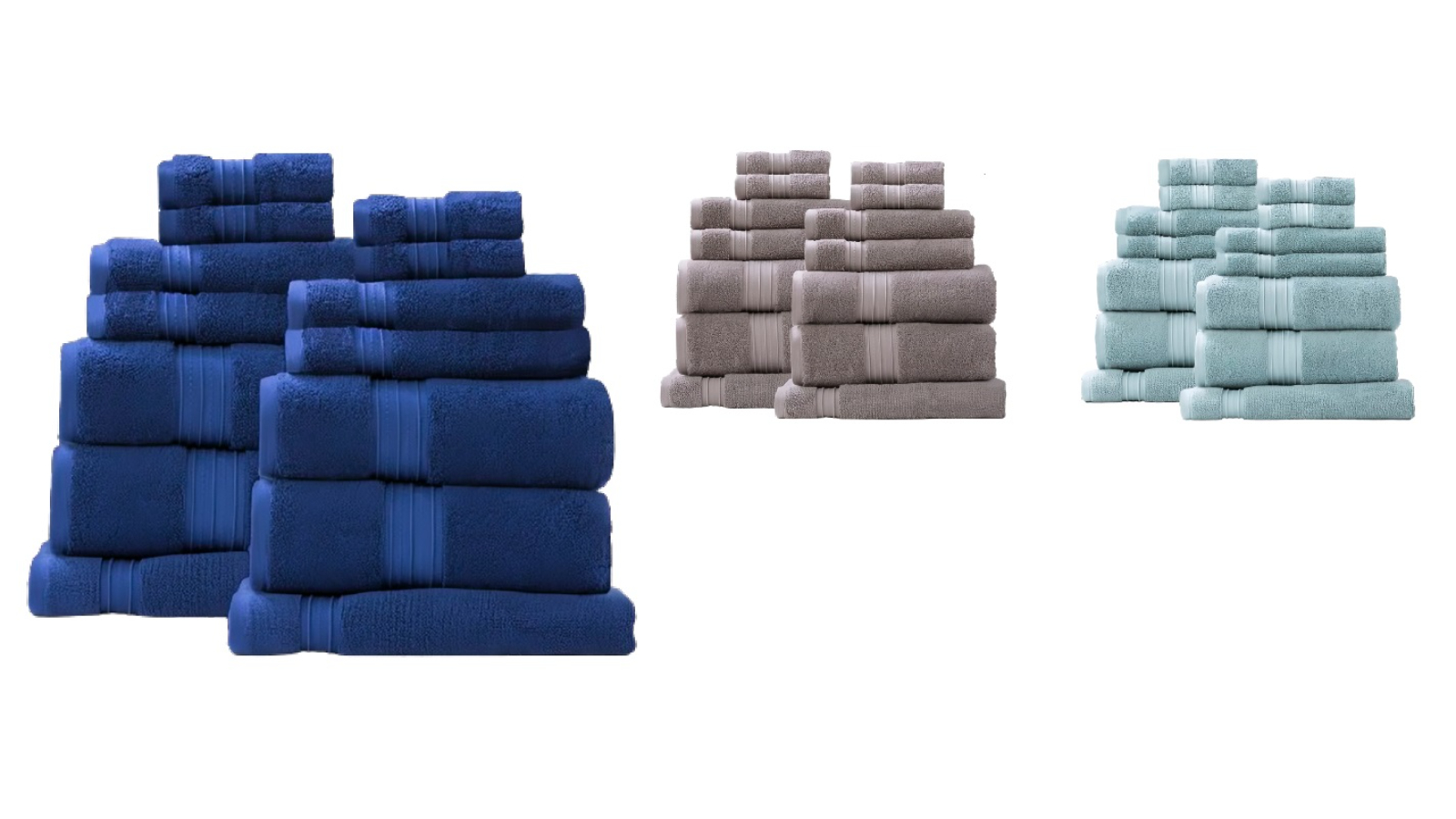 Renee Taylor 14 Piece Brentwood 650gsm Low Twist Towel
