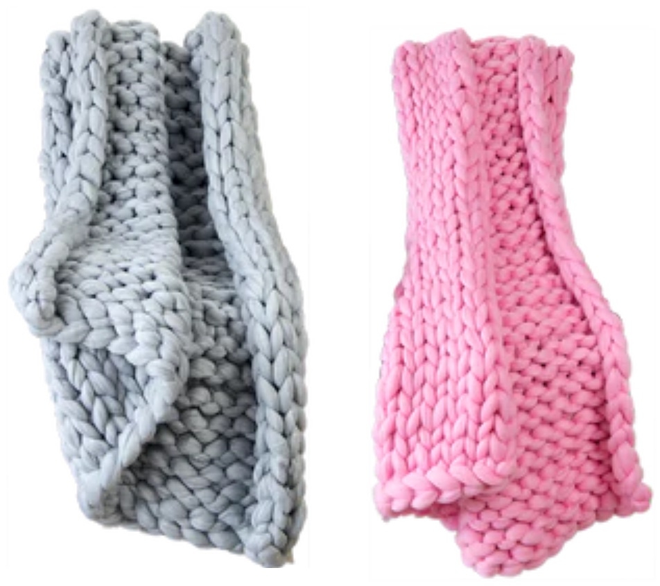 Serrano Knitted Acrylic Yarn Blanket Harvey Norman