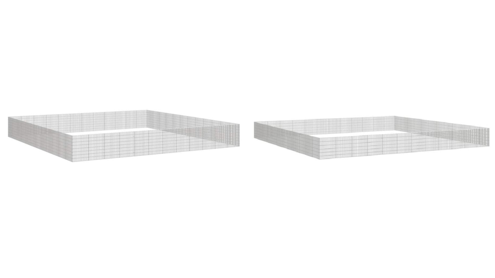 vidaXL Galvanised Iron 48-Panel Free Range Animal Enclosure
