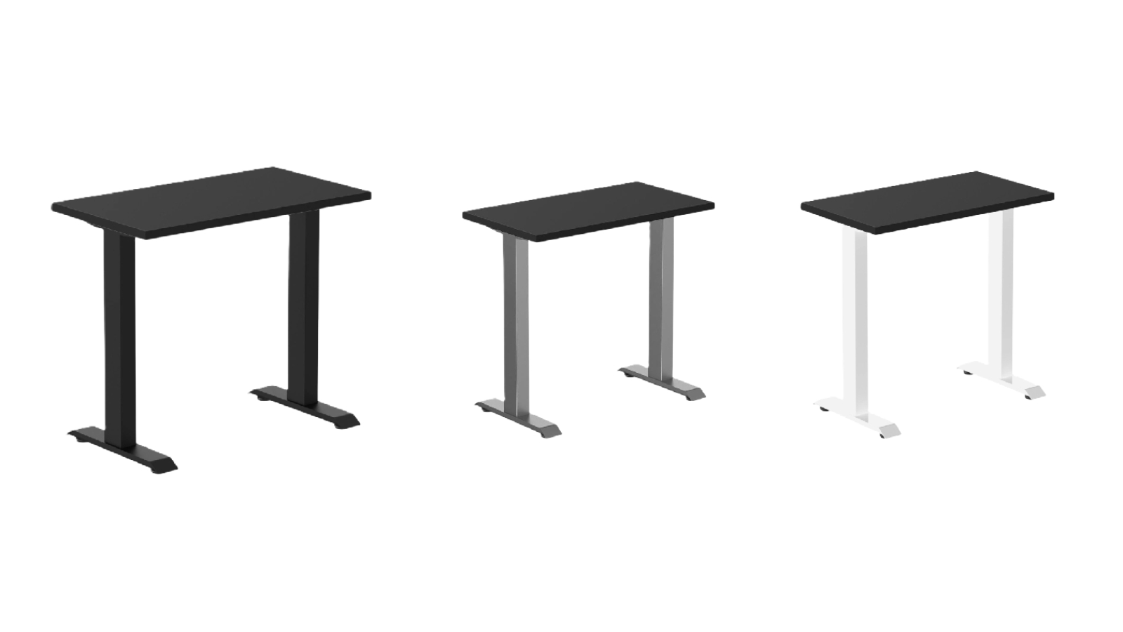 Desky Black Zero Mini Office Desk