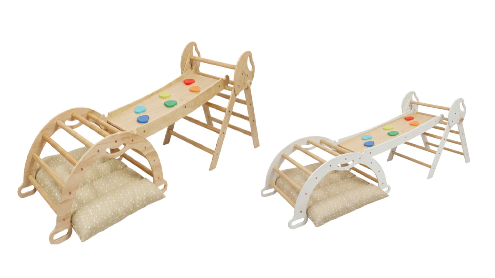 BoPeep Kids Wooden Triangle Arch Climber