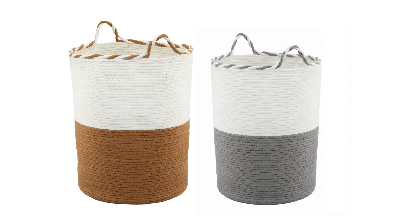 Artiss Foldable Woven Laundry Basket with Handle